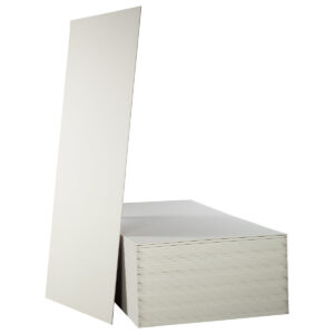 Plaque de plâtre standard BA10 Pladur 250 x 120 cm, ép. 9,5 mm